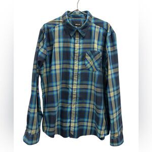 Men’s MARMOT Zephyr Plaid Button Up Shirt XL Hiking Outdoors